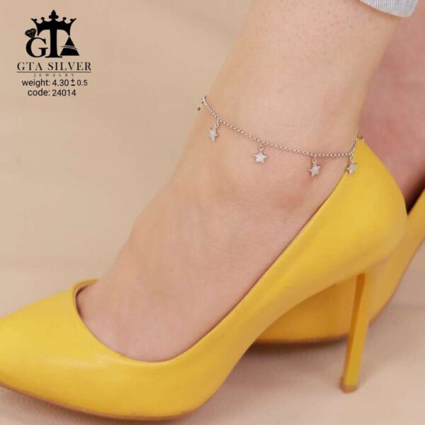 پابند نقره سوپرمیکرو طرح ستاره کد 25014 - Image 2