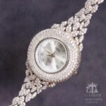 ساعت نقره جواهری روکش رادیوم کد 19139 - Image 3