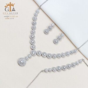 سرویس نقره میکرو زنجیری کد 12179