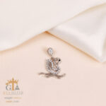 مدال نقره میکرو طرح قو کد 21680