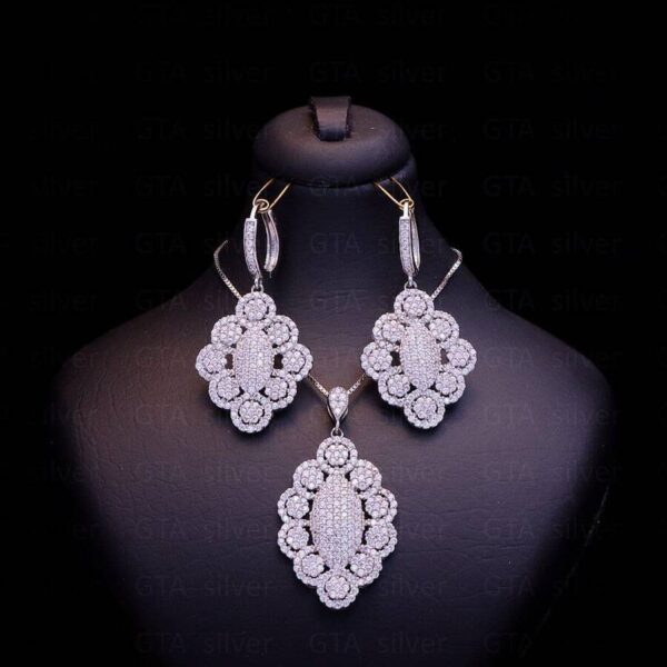 نیم ست نقره میکرو کد 16069 - تصویر 2