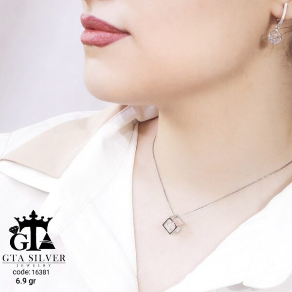 نیم ست نقره میکرو کد 16381 - تصویر 3