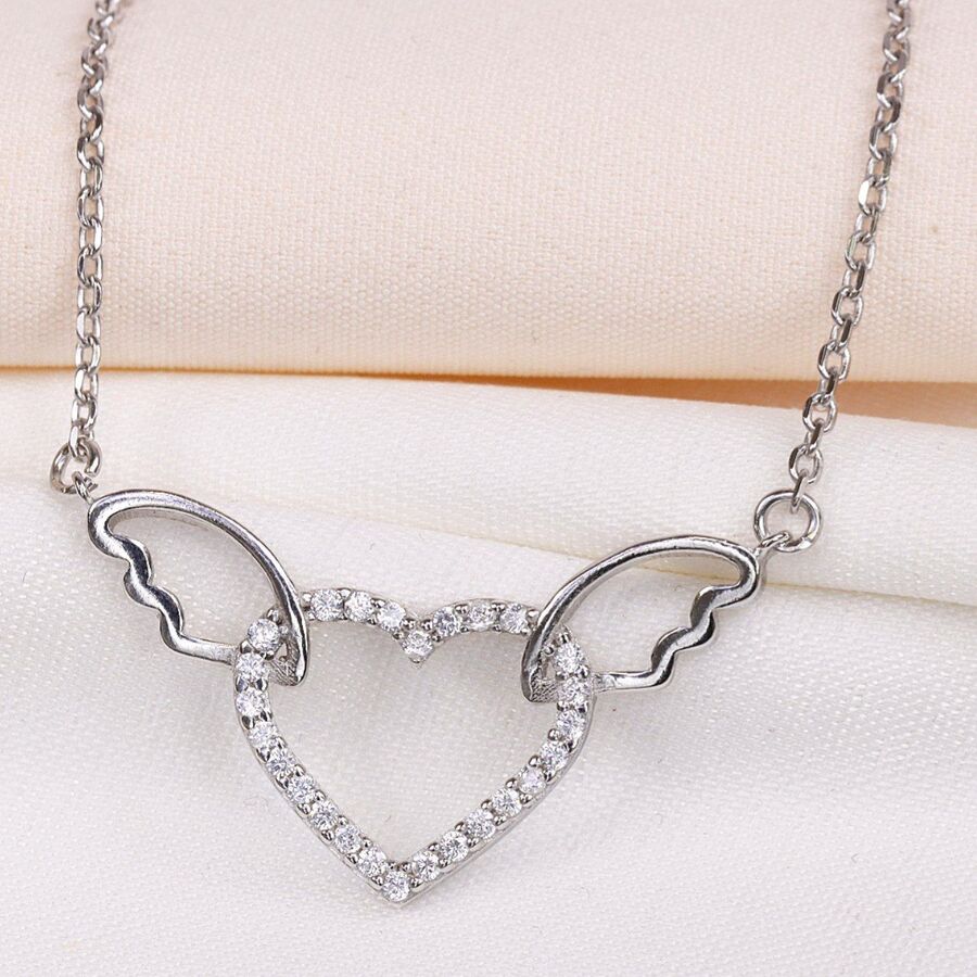 3c6a1197-5bd9-476d-808d-e63ad0b2c67e.jpg مدال نقره میکرو طرح قلب بالدار کد 21456 - Image 1