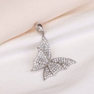 مدال نقره میکرو پروانه کد 21443