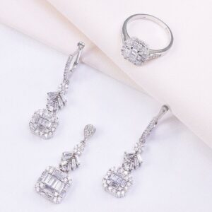 نیم ست نقره میکرو کد 16095