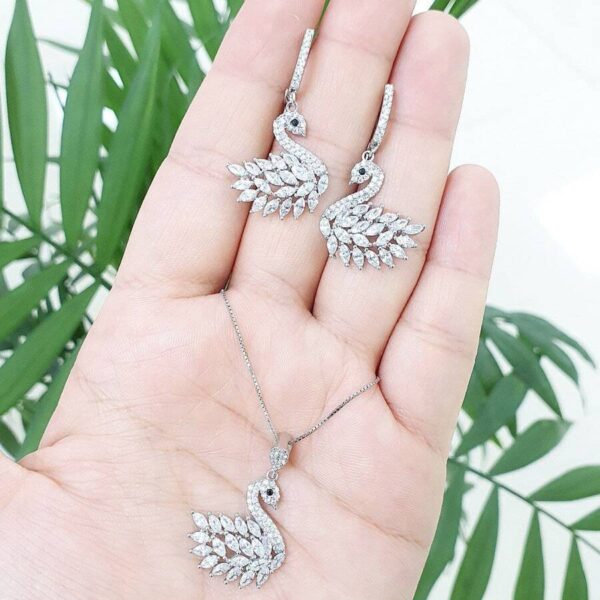 نیم ست نقره میکرو کد 16158 - تصویر 2