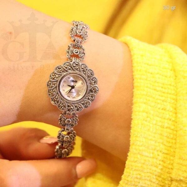 ساعت نقره سما کد 18061 - Image 2