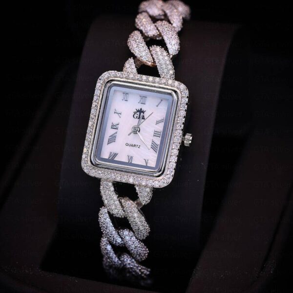 ساعت نقره GTA روکش رادیوم طرح کارتیر کد 19014 - Image 4