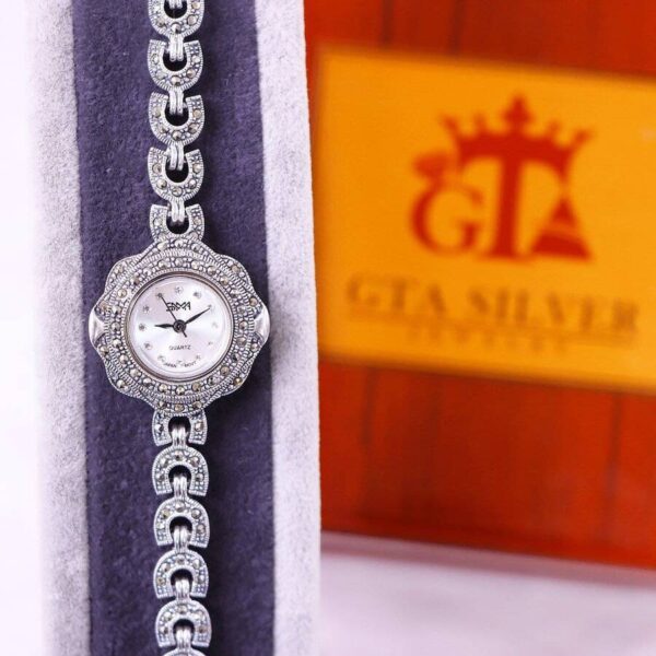 ساعت نقره سما کد 18136 - Image 2