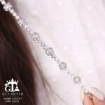 دستبند نقره میکرو طرح فلاور کد 22079 - تصویر 3