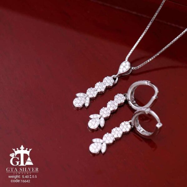 نیم ست نقره میکرو کد 16642 - تصویر 3