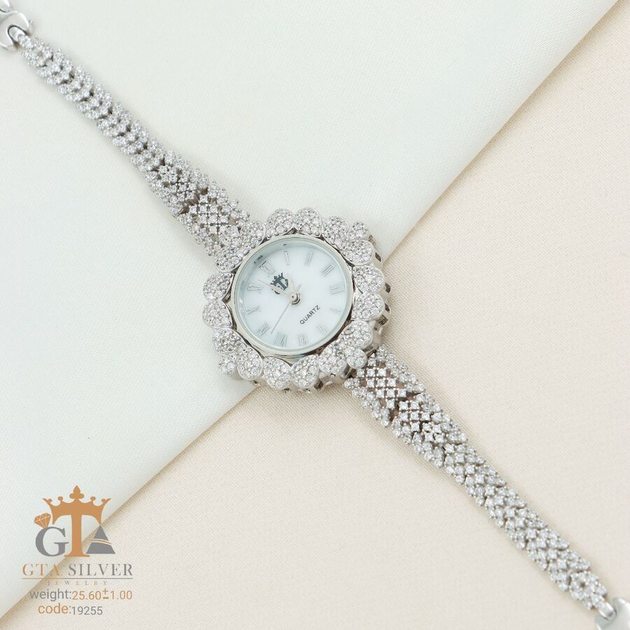 4113cc6c-8053-429d-8850-3fbbed2379d3.jpg ساعت نقره GTA کد 19255 - Image 1