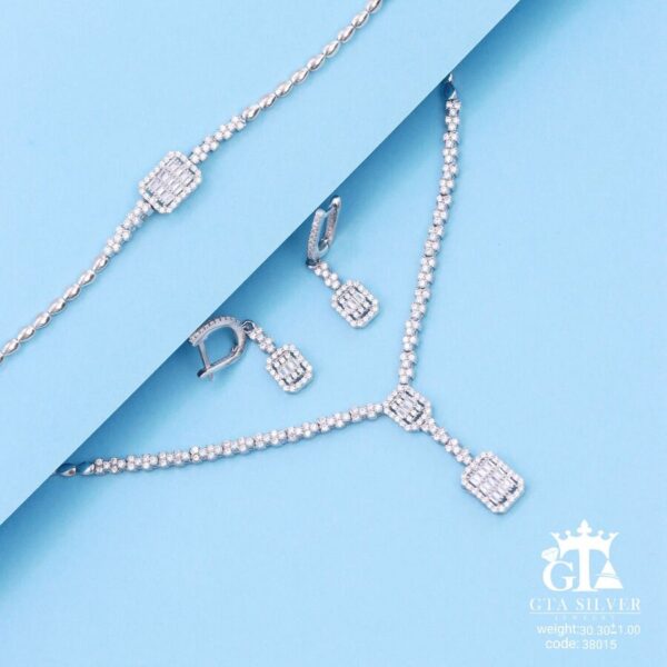 سرویس نقره سوپر میکرو طرح امرالدکات کد 38015 - تصویر 4