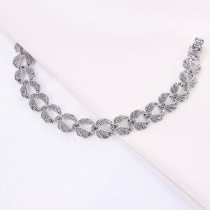 دستبند نقره مارگازیت سما کد 37007