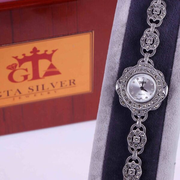 ساعت نقره سما کد 18111 - Image 2