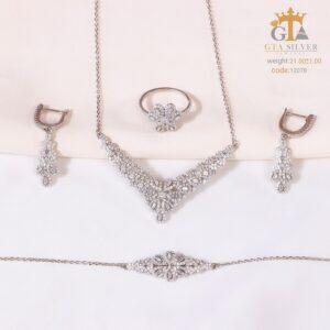 سرویس نقره میکرو زنجیری کد 12078