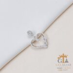 مدال نقره میکرو طرح قلب و بی‌نهایت کد 21877