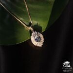 مدال نقره زنانه نگین دار میکرو کد 21921 - Image 3