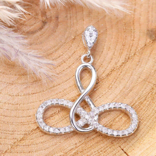 مدال نقره میکرو طرح For Ever کد 21575 - تصویر 2