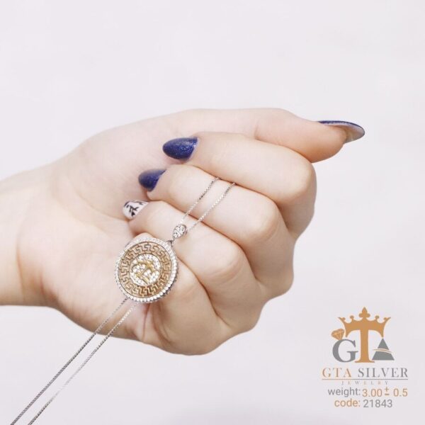 مدال نقره میکرو طرح GTA کد 21843 - Image 3