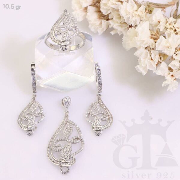 نیم ست نقره میکرو کد 16103 - Image 2