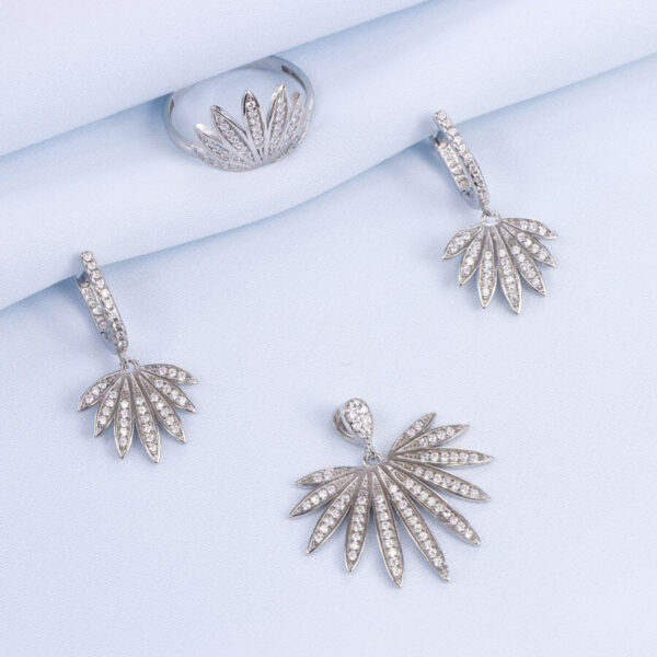 نیم ست نقره میکرو کد 16328 - تصویر 2