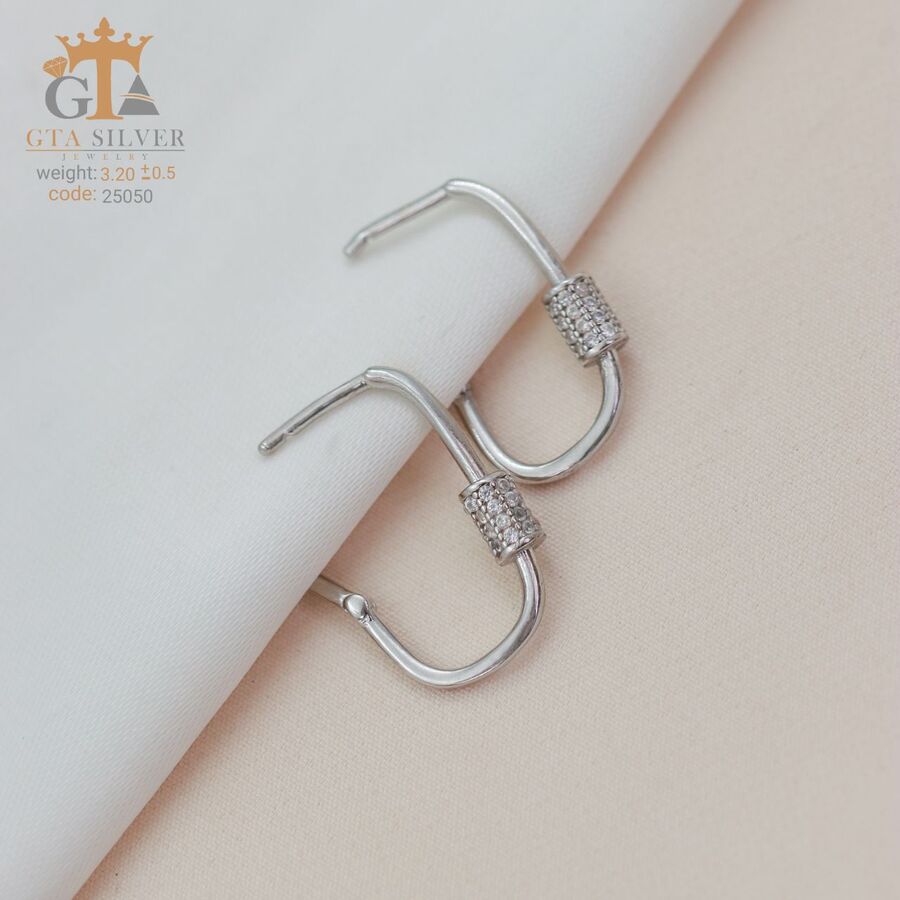 4806eb3c-3878-4768-8a92-ce6c78e489bd.jpg گوشواره نقره میخی میکرو کد 25050 - تصویر 1