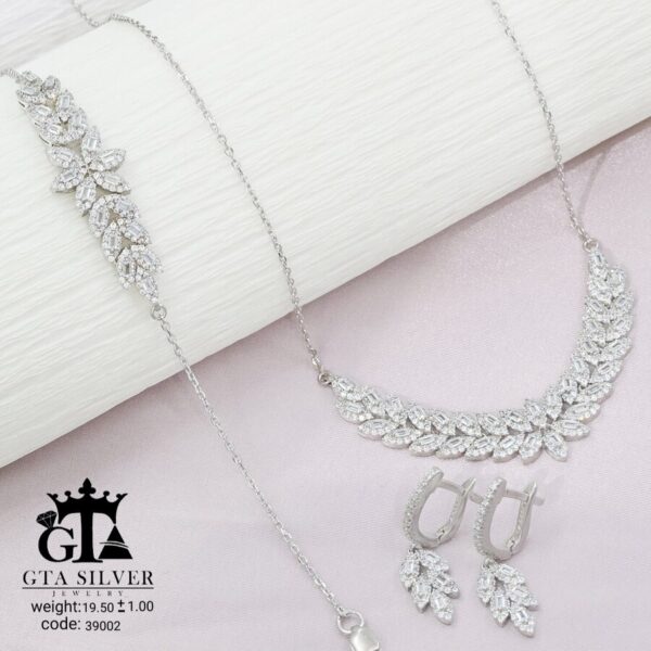 سرویس نقره سوپر میکرو زنجیری کد 39002 - تصویر 3