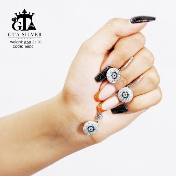 نیم ست نقره میکرو کد 16599 - تصویر 4