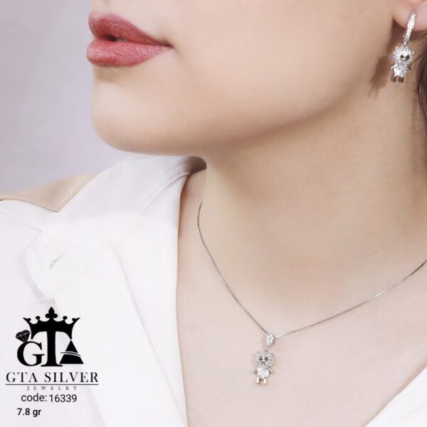 نیم ست نقره میکرو کد 16339 - Image 3