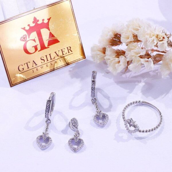 نیم ست نقره میکرو کد 16241 - Image 2