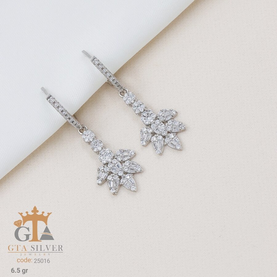 49d3cab2-557d-4d26-aa13-1a0152172684.jpg گوشواره نقره میخی میکرو کد 25016 - Image 1