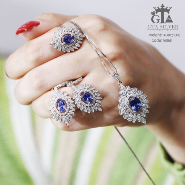 نیم ست نقره میکرو کد 16068 - Image 4