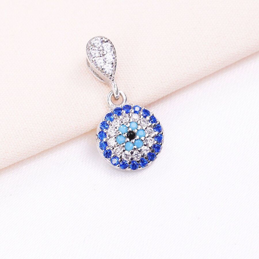 4a744e88-d9a4-4a1b-b990-0c8940c2df0d.jpg مدال نقره میکرو رنگی چشم نظر کد 21438 - تصویر 1