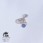 مدال نقره میکرو بی‌نهایت چشم نظر کد 21679 - Image 2