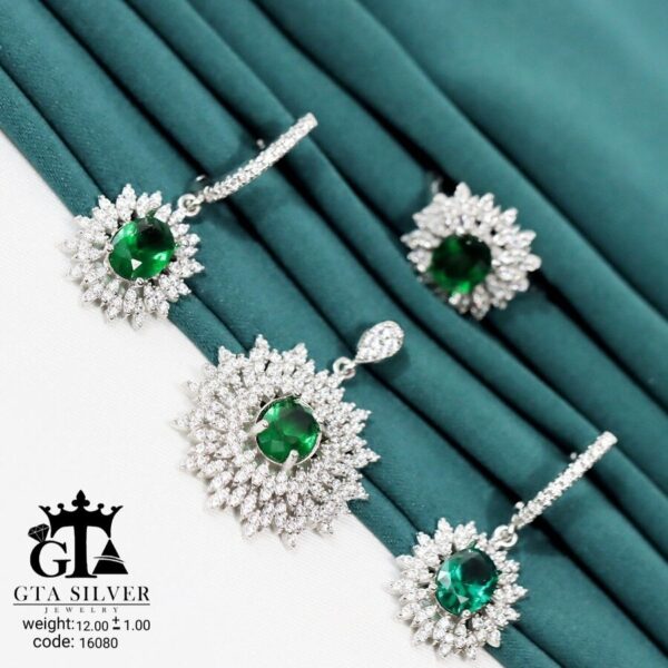 نیم ست نقره میکرو کد 16080 - Image 4