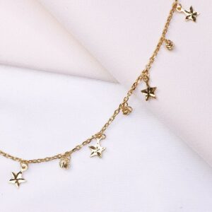 پابند نقره گوی‌دار کد 24001