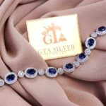 دستبند نقره میکرو کد 22014