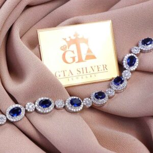 دستبند نقره میکرو کد 22014