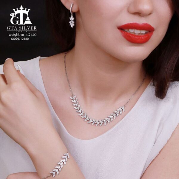 سرویس نقره میکرو زنجیری کد 12180 - Image 2