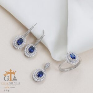 نیم ست نقره میکرو کد 16635