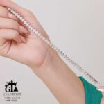 دستبند نقره میکرو کد 22126 - تصویر 3