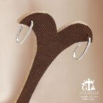 گوشواره نقره میخی میکرو کد 25044 - تصویر 3