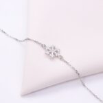دستبند نقره میکرو طرح برف کد 22030 - Image 3