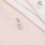 مدال نقره زنانه فلاور میکرو کد 21942