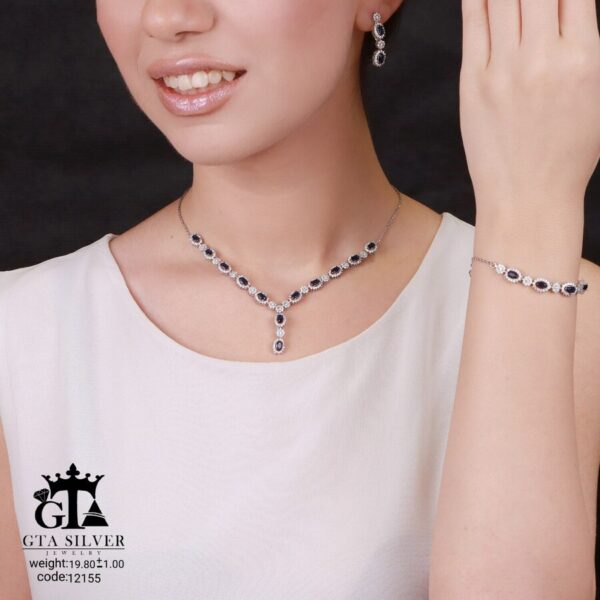 سرویس نقره میکرو زنجیری کد 12155 - Image 2