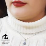 مدال نقره میکرو چشم نظر کد 21768 - تصویر 2