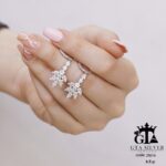 گوشواره نقره میخی میکرو کد 25016 - Image 4