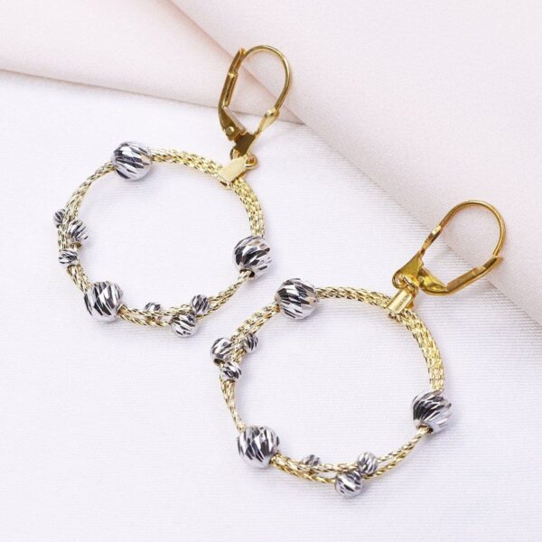 گوشواره نقره سوپرالبرنادو کد 25005 - تصویر 2