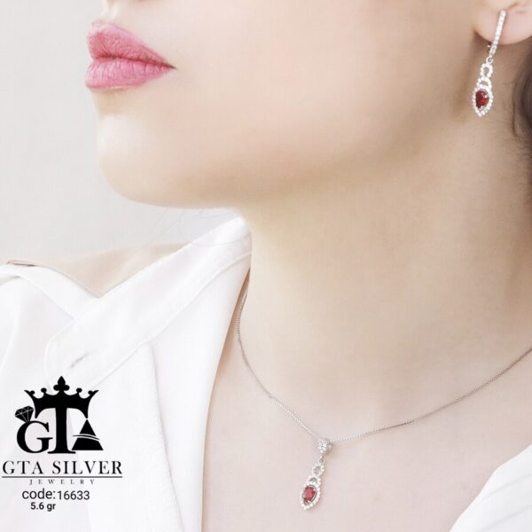 نیم ست نقره میکرو کد 16633 - تصویر 2